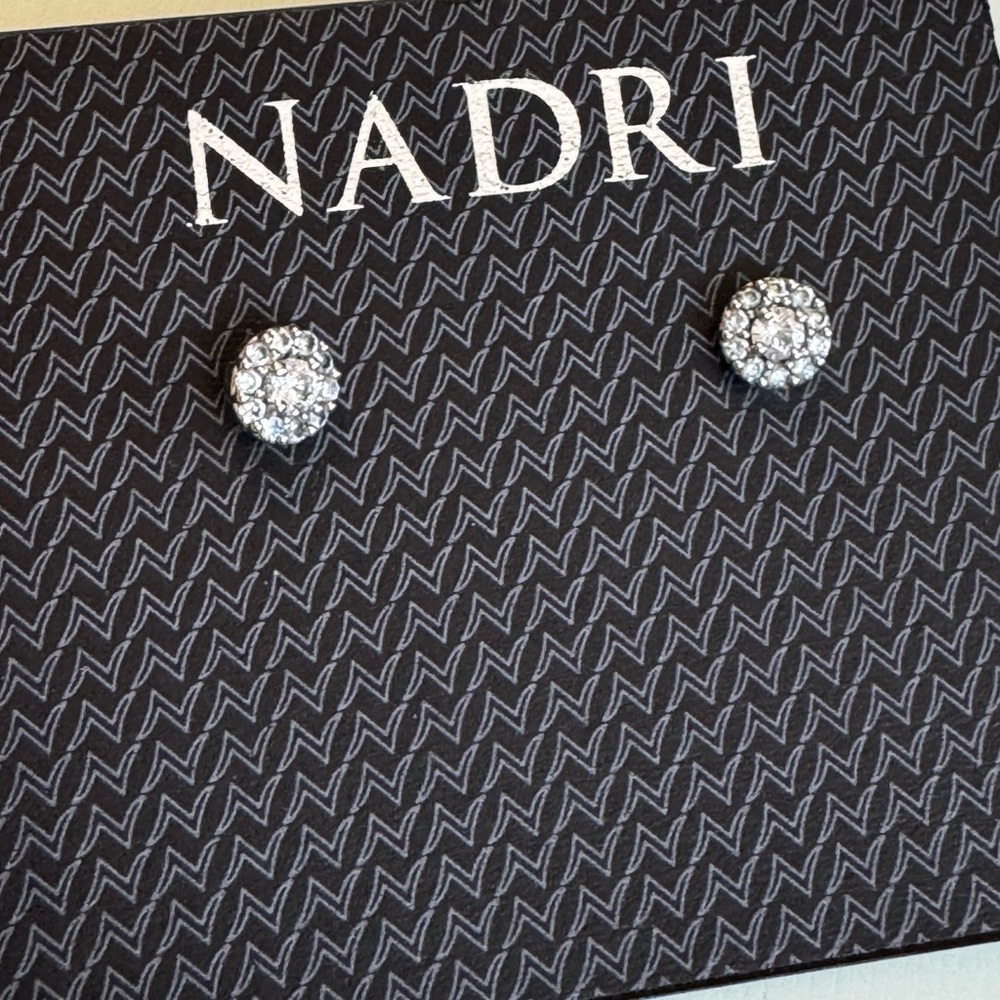 Nadri studded earrings